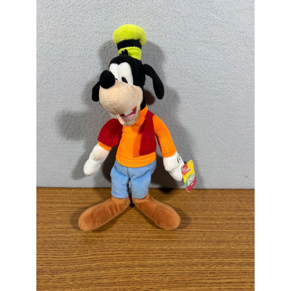 Disney Junior Mickey Mouse Clubhouse Goofy Plush Stuffed Animal Toy 11 Inch